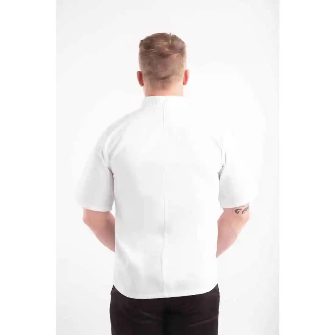 Whites Vegas Unisex White Short Sleeve Chef Jacket