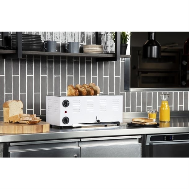 Buy Rowlett Regent 6 Slot Toaster White with Duraheat Elements from Smart Hospitality Supplies