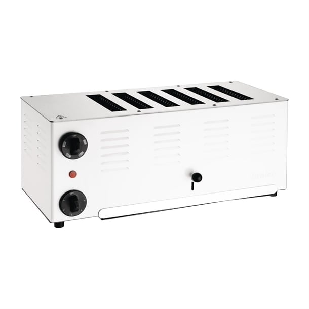 Buy Rowlett Regent 6 Slot Toaster White with Duraheat Elements from Smart Hospitality Supplies