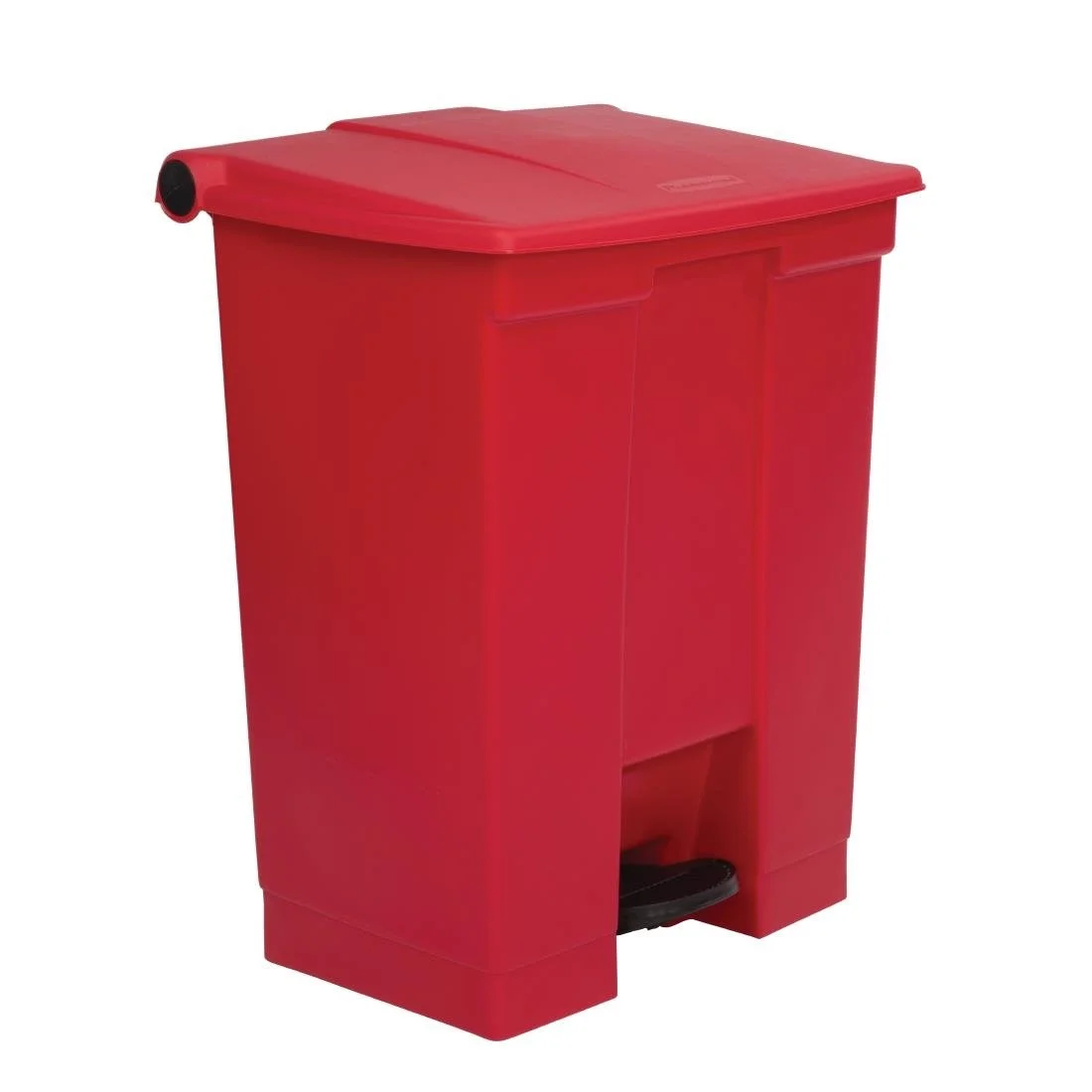 Rubbermaid Step-On Pedal Bin Red 68Ltr - Image 1