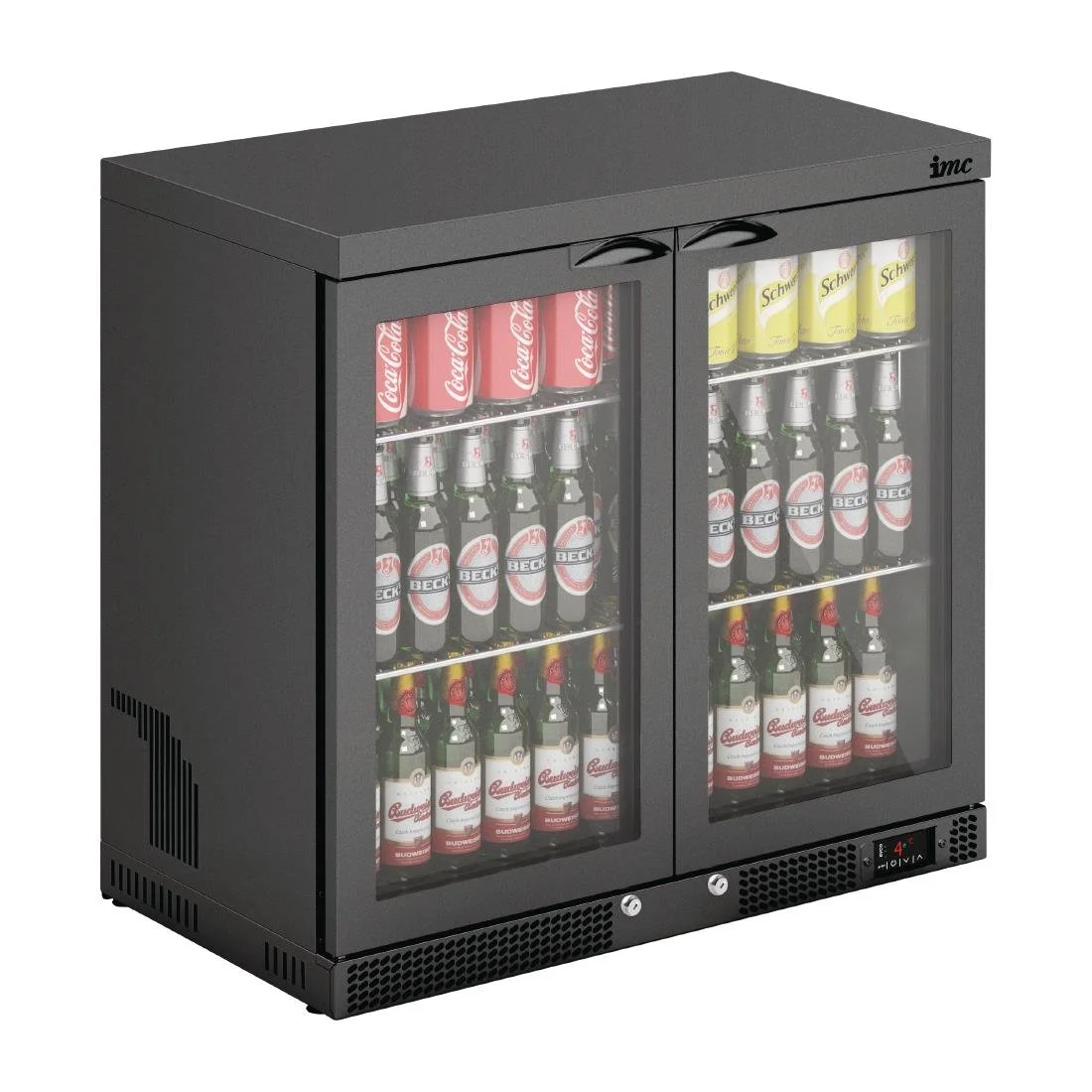 IMC Mistral M90 Double Door Bottle Cooler 214Ltr F77/250/B - Image 1