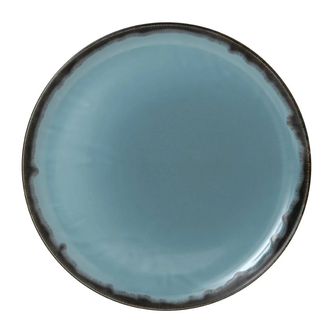 Dudson Harvest Coupe Plates Blue 324mm (6 Pack) - Image 1