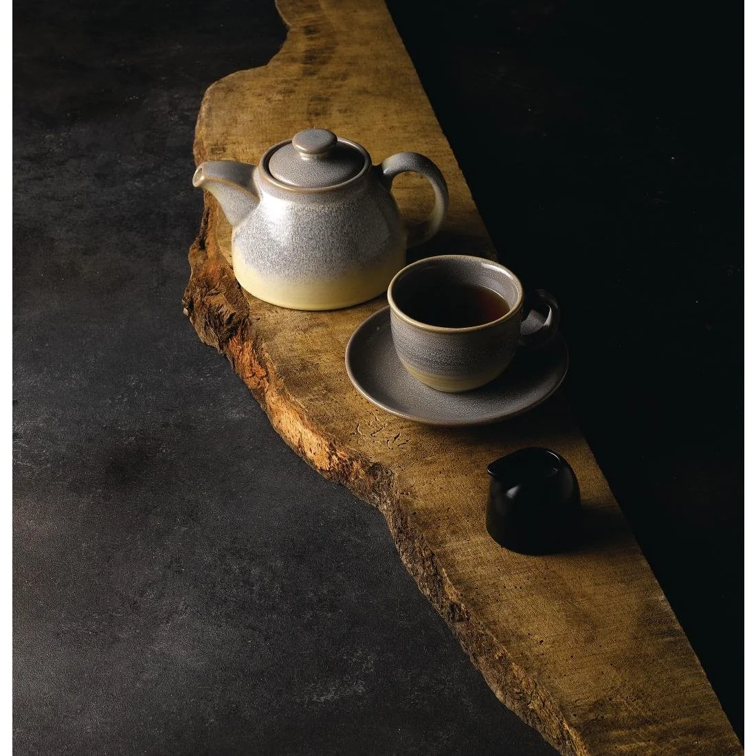 Dudson Evo Granite Saucers 162mm (6 Pack) - Image 2