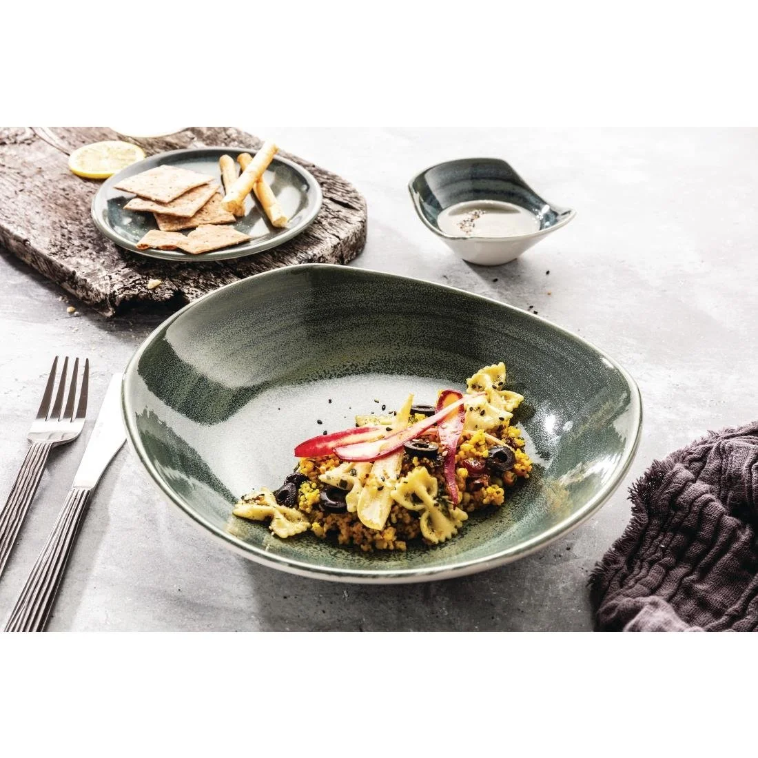 Steelite Revolution Jade Plates Coupe 202mm (12 Pack) - Image 3