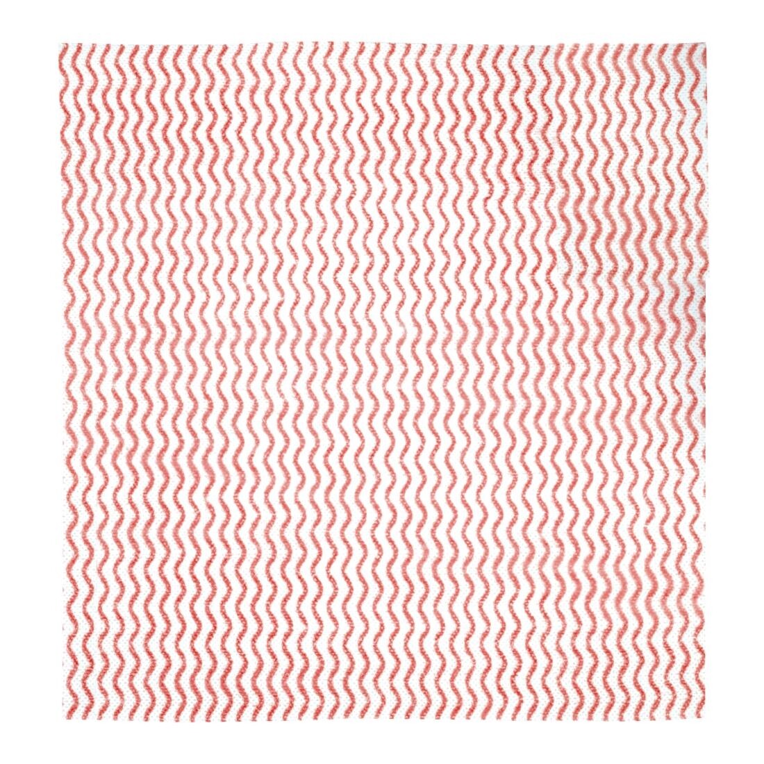 Jantex Non Woven Cloths Red (Roll of 100)