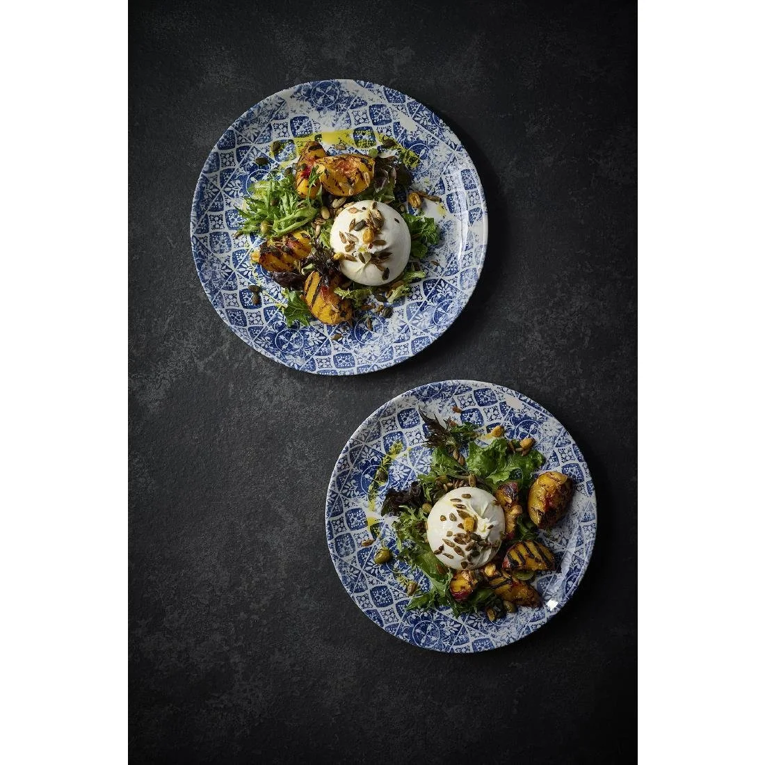 Dudson Makers Collection Porto Blue Coupe Plates 295mm (12 Pack) - Image 2