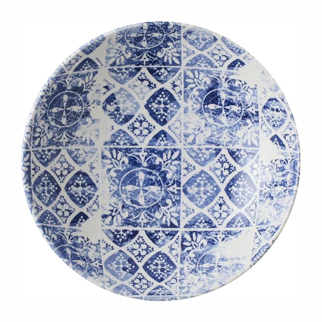 Dudson Makers Collection Porto Blue Coupe Bowls 200mm (12 Pack) - Image 1