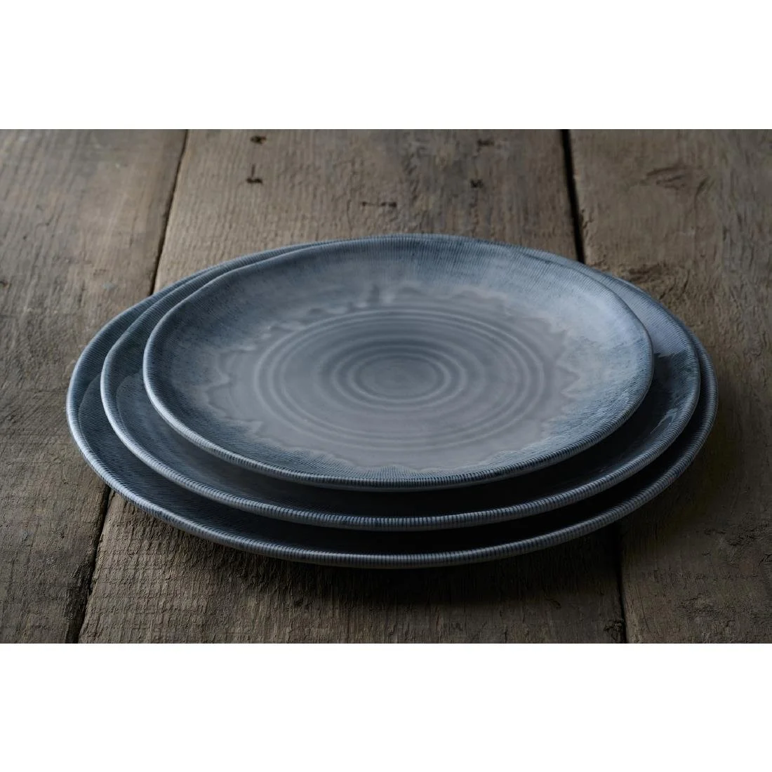 Dudson Harvest Flux Grey Organic Coupe Plates 275mm (12 Pack) - Image 4
