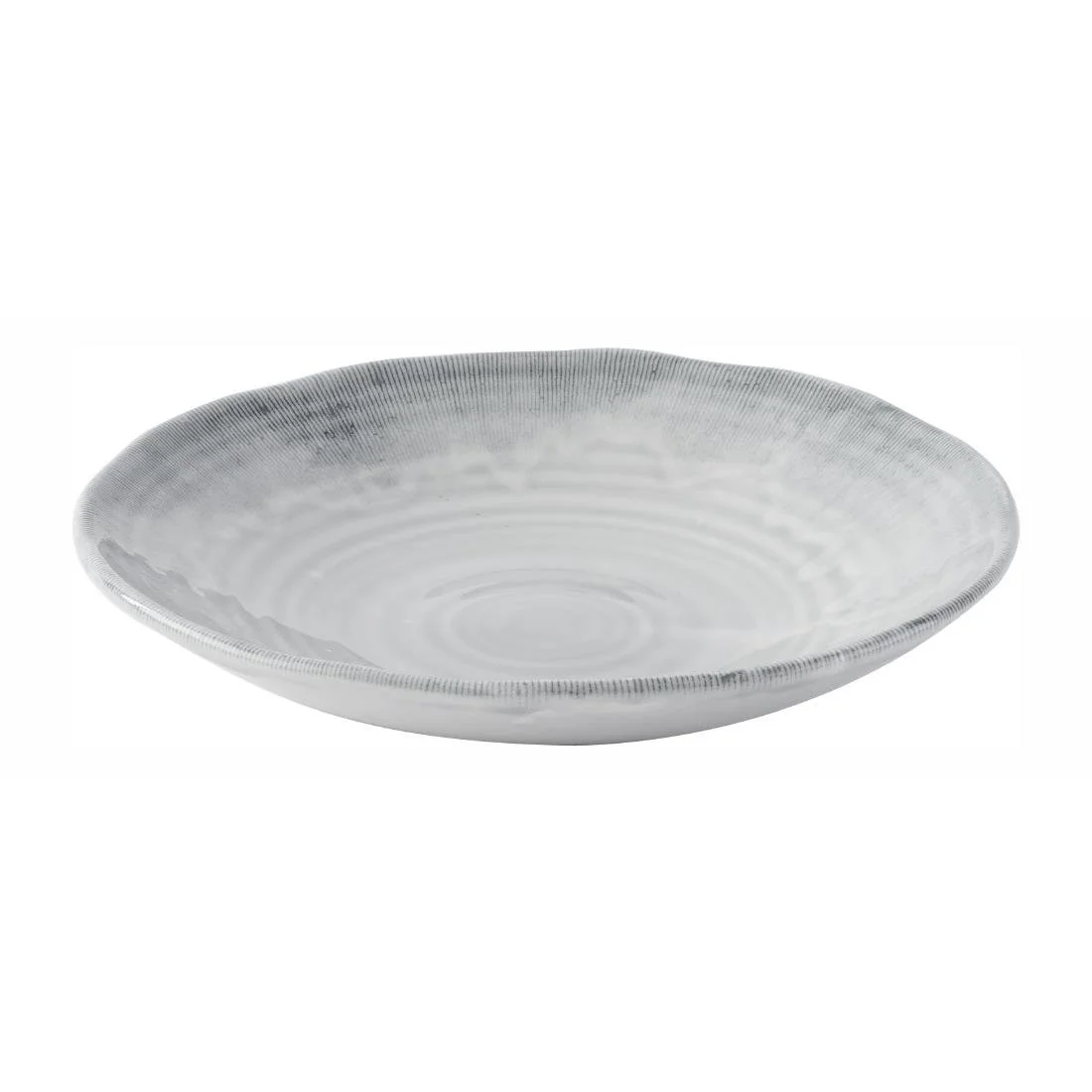 Dudson Harvest Flux Grey Organic Coupe Bowls 210mm (12 Pack) - Image 1