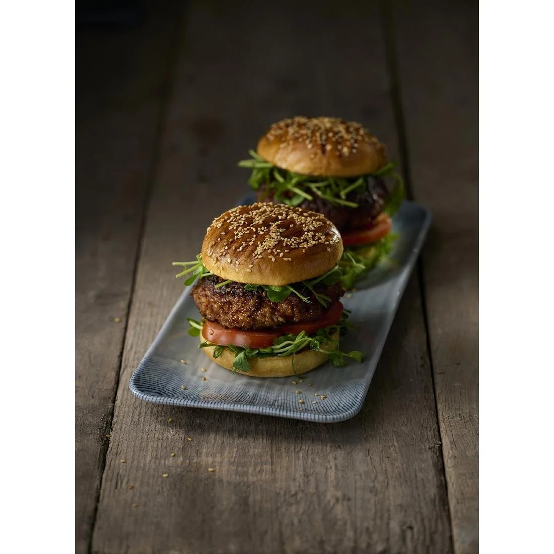 Dudson Harvest Flux Grey Organic Rectangular Platter 179mm (12 Pack) - Image 3