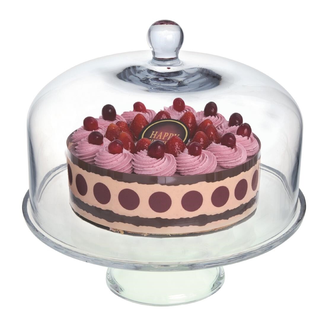 Olympia Glass Cake Stand Dome