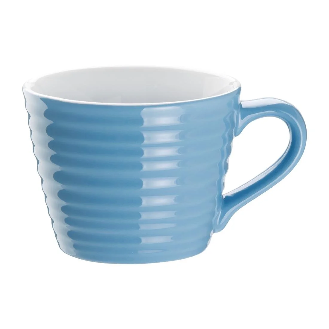 Olympia Cafe Aroma Mugs Blue 230ml (6 Pack) - Image 1