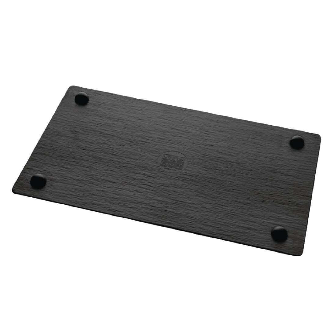 APS 1/4GN Slate Melamine Platter