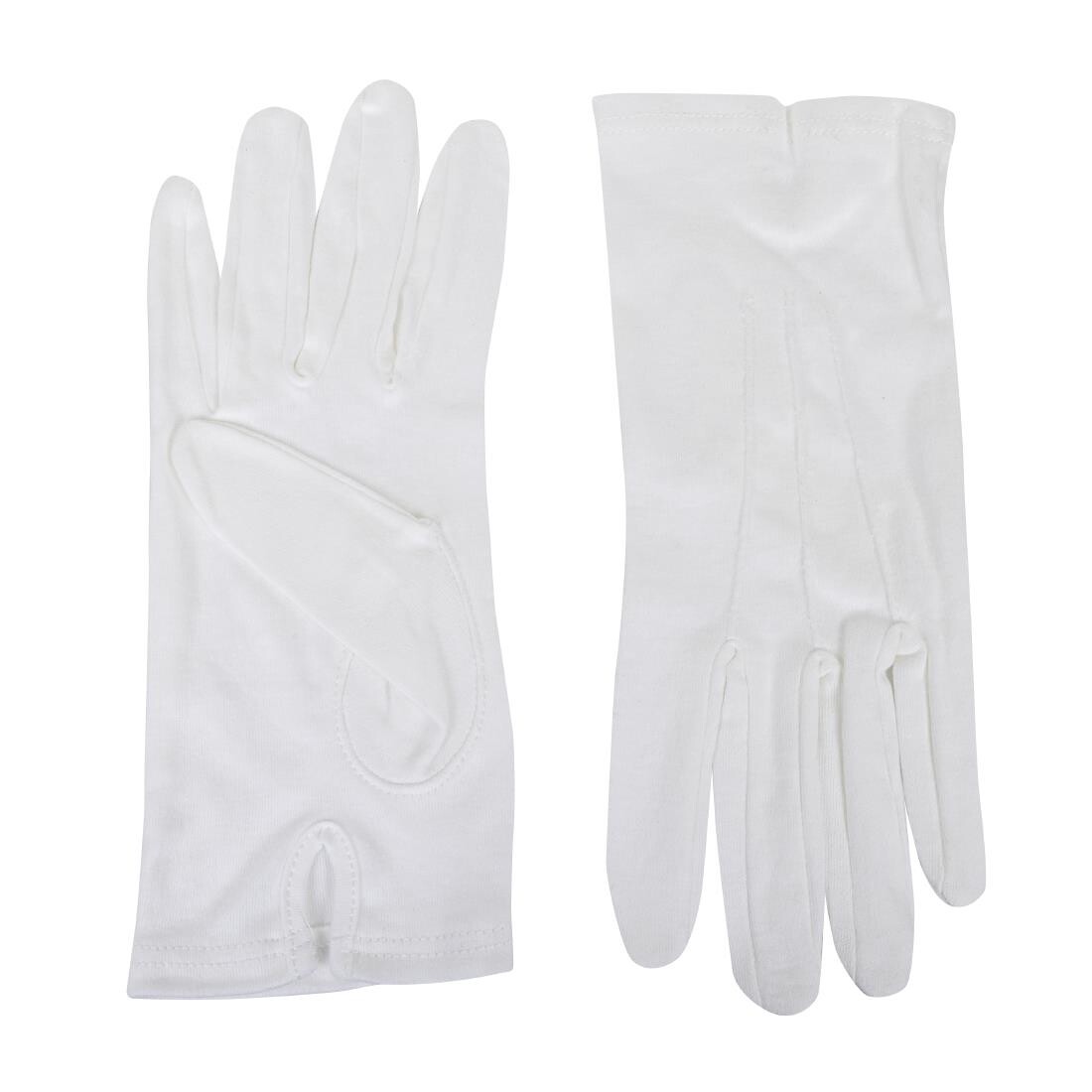 Mens Waiting Gloves White L