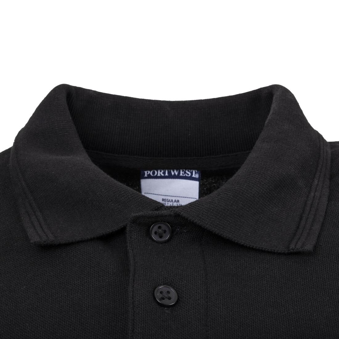 Unisex Polo Shirt Black L