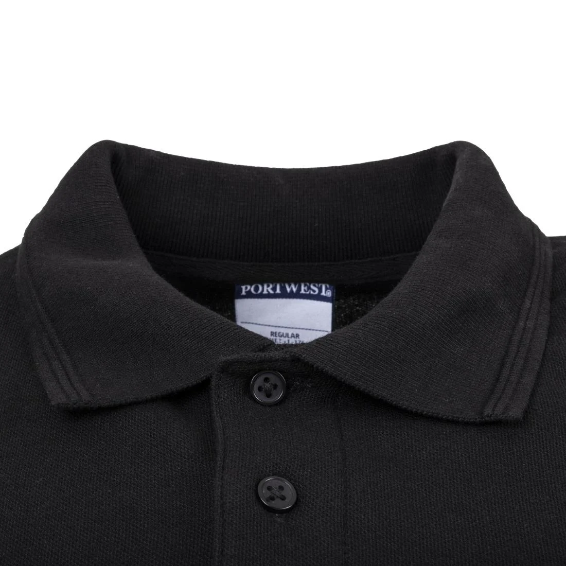 Unisex Polo Shirt Black M