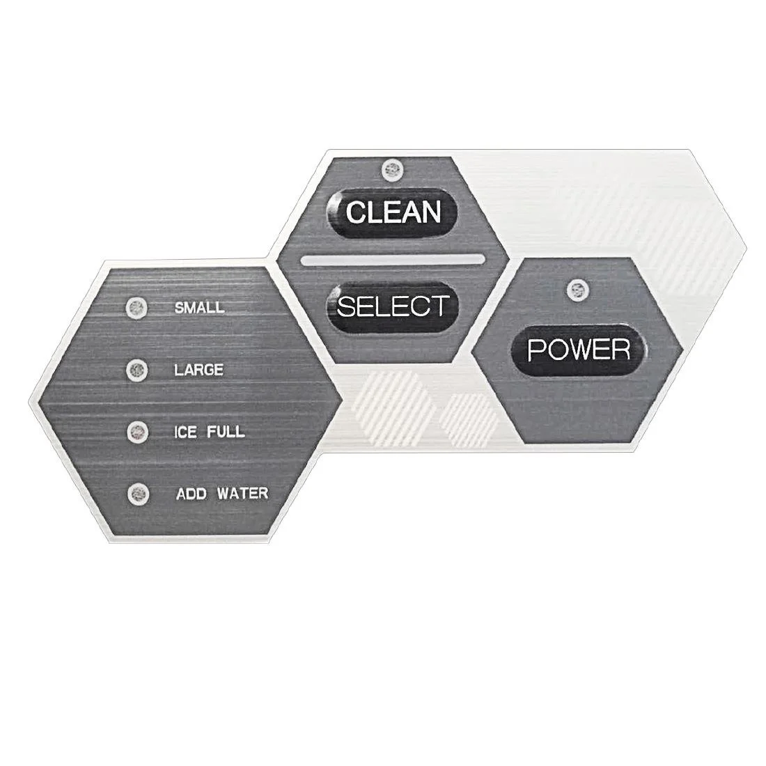 Nisbets Essentials Control Panel Sticker