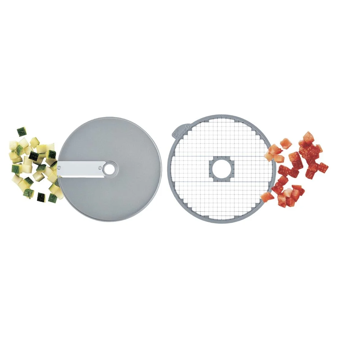 Robot Coupe Expert Mineral 8x8x8mm Dicing Disc Set 28111W - Image 2