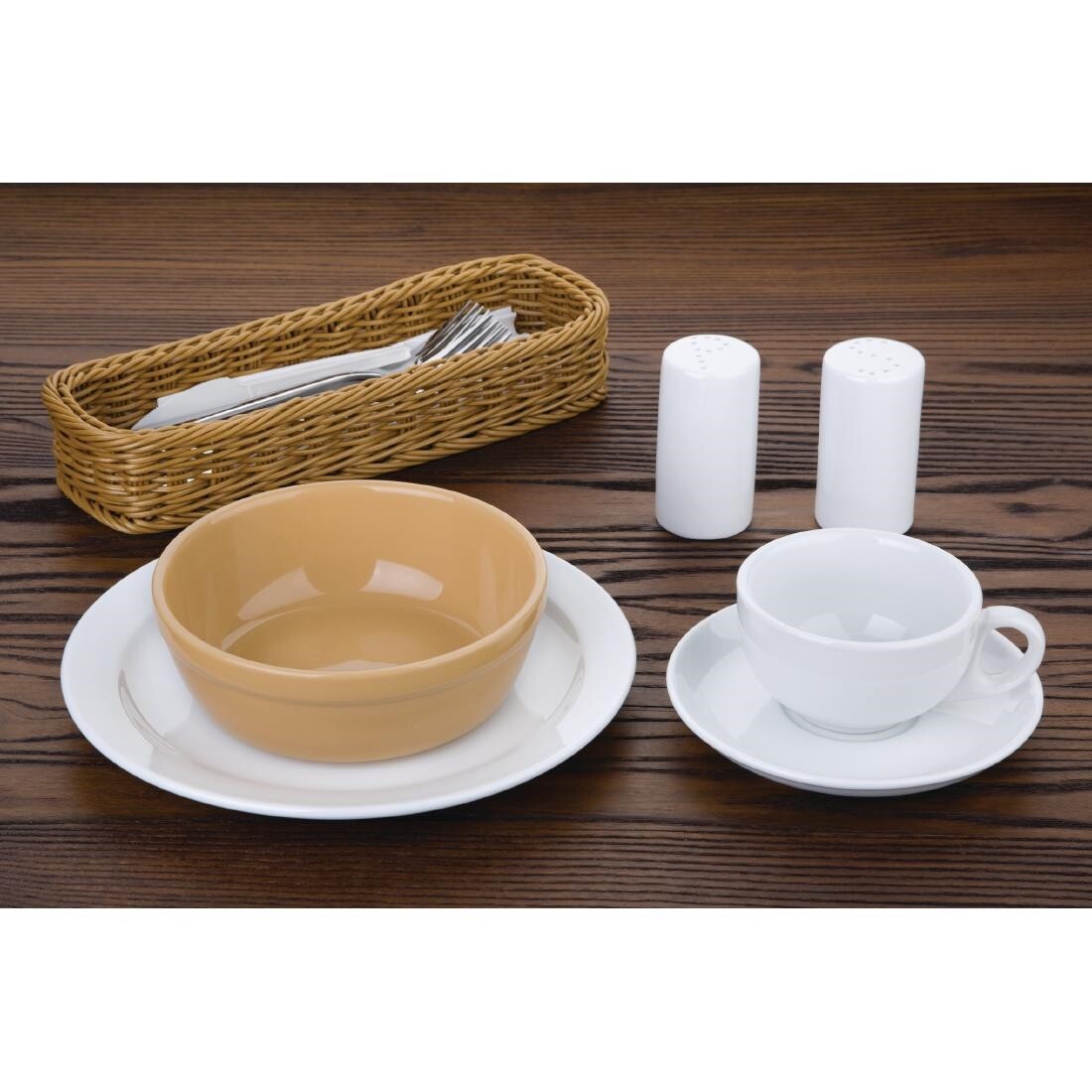 Olympia Stoneware Round Pie Bowls 156mm