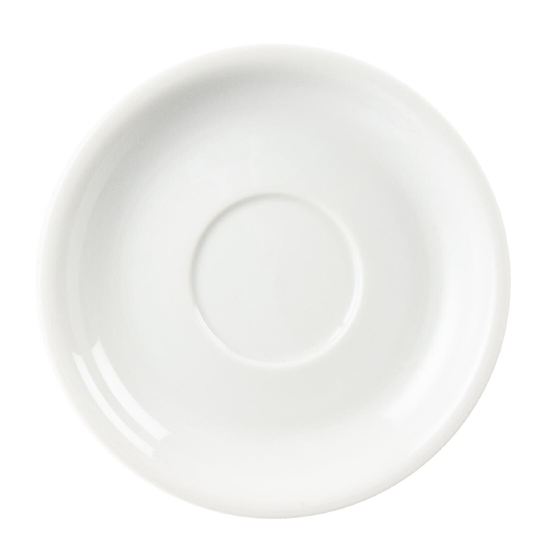 Olympia Whiteware Cappuccino Saucers 160mm