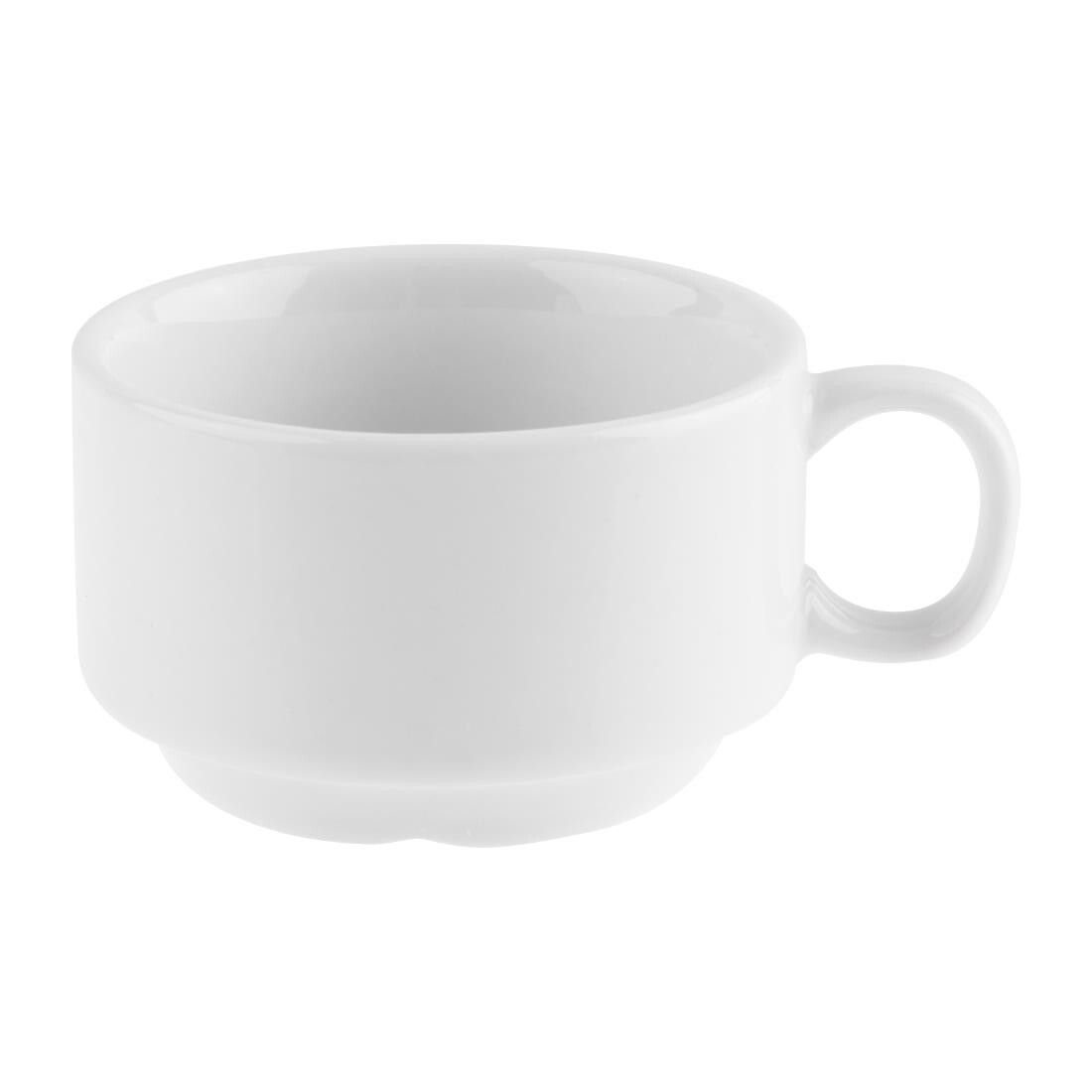 Olympia Whiteware Stacking Espresso Cups 85ml 3oz