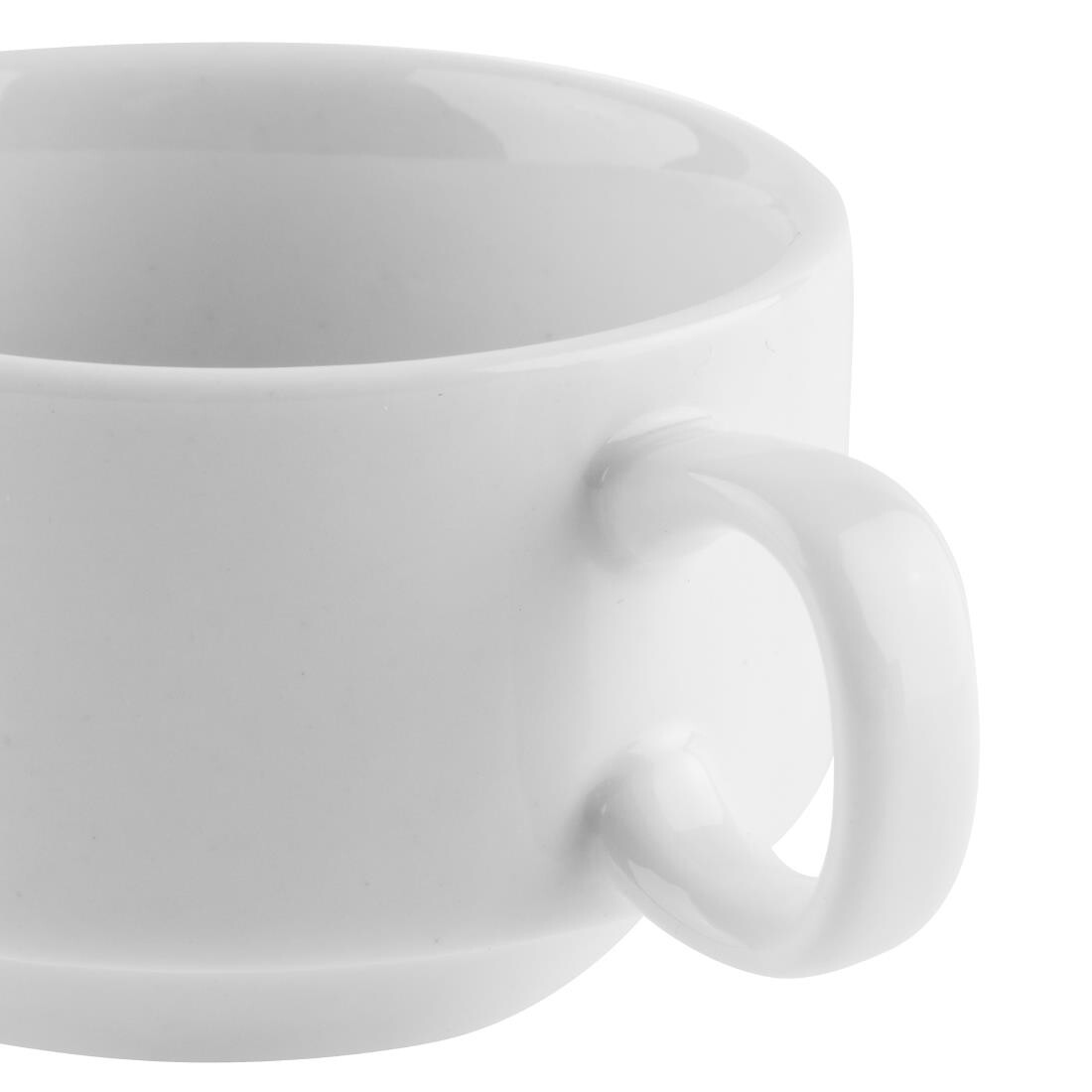 Olympia Whiteware Stacking Espresso Cups 85ml 3oz
