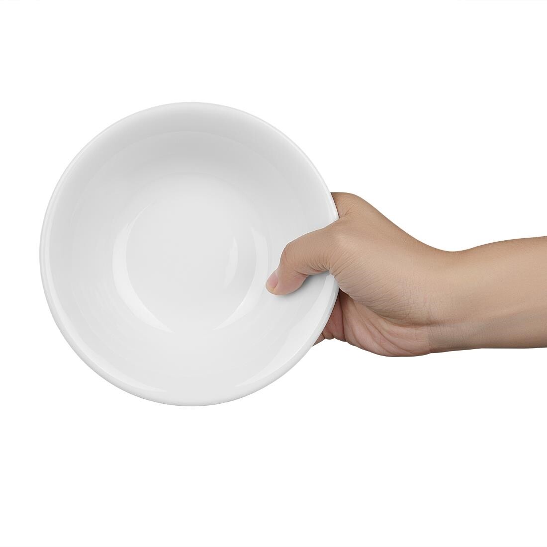 Olympia Whiteware Oatmeal Bowls 150mm