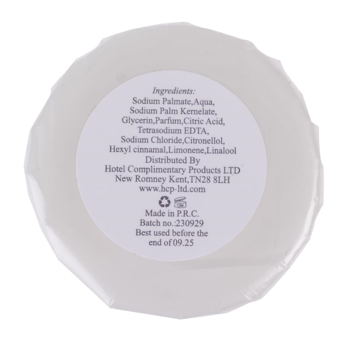 Natural Range Tissue Pleat Soap