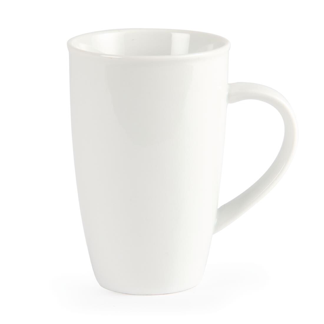 Olympia Whiteware Latte Mugs 400ml 14oz