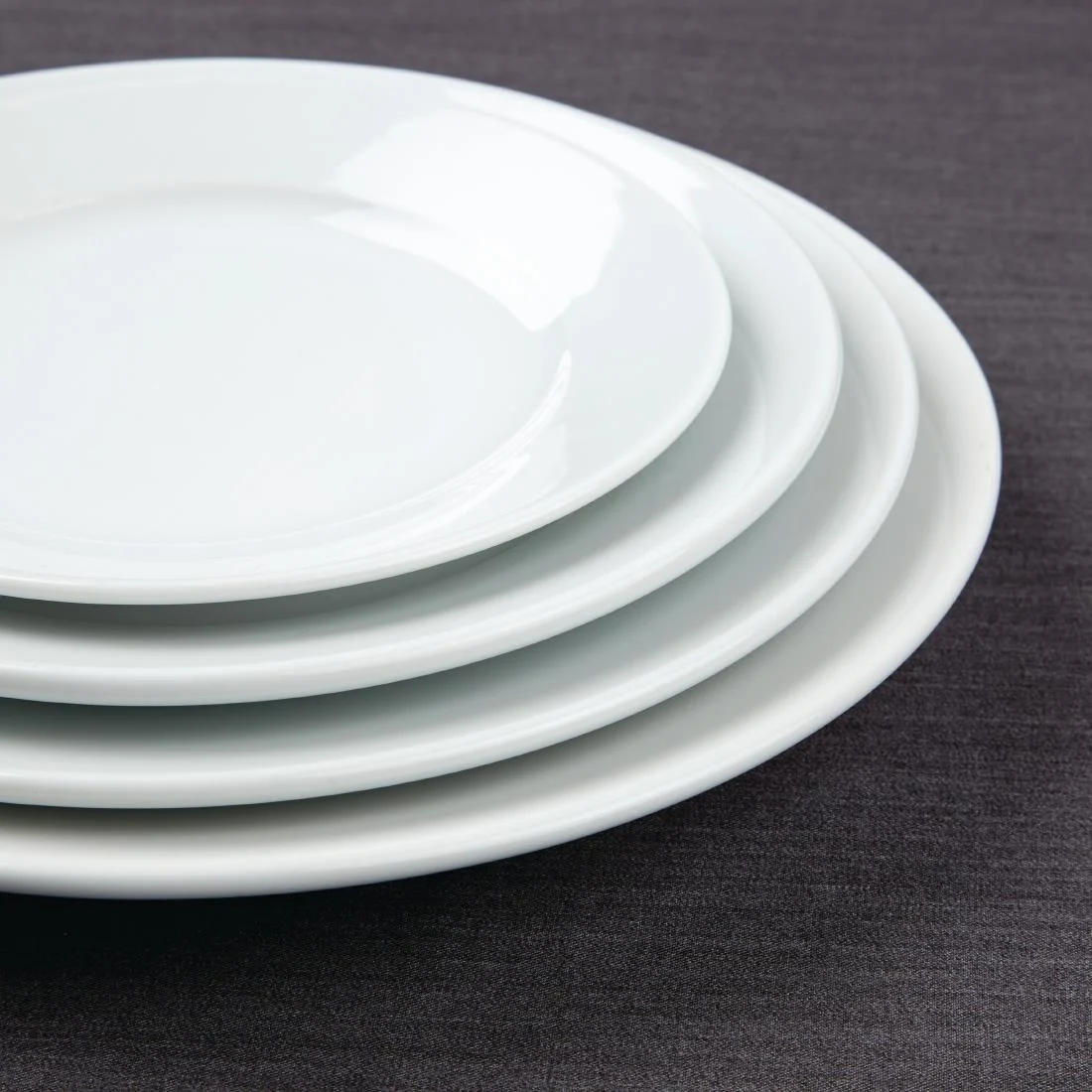 Athena Hotelware Wide Rimmed Plates 202mm