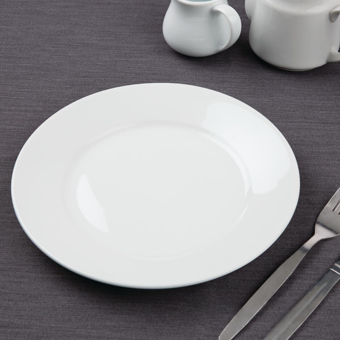 Athena Hotelware Wide Rimmed Plates 254mm