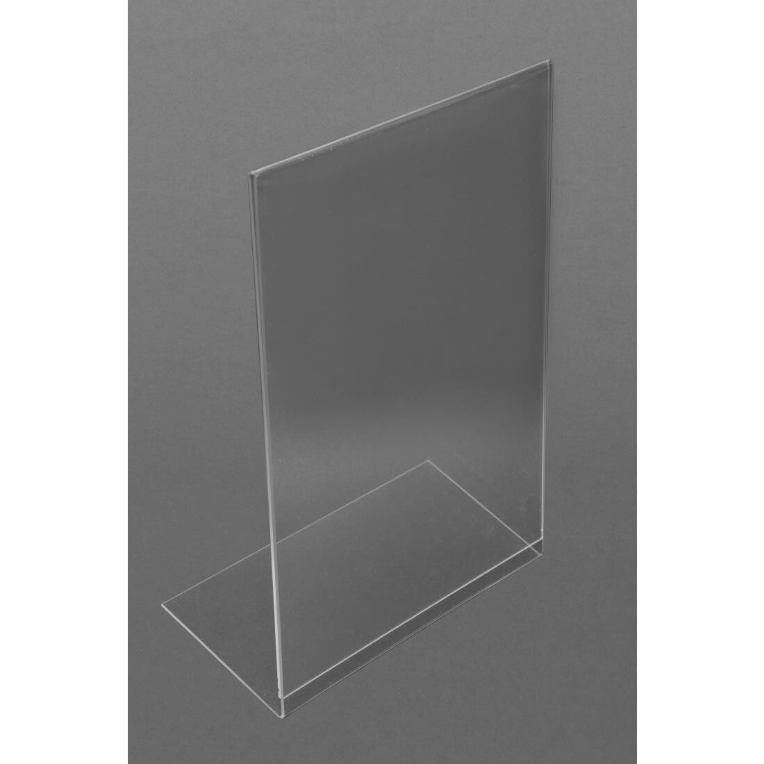 Slanted Acrylic Menu Holder