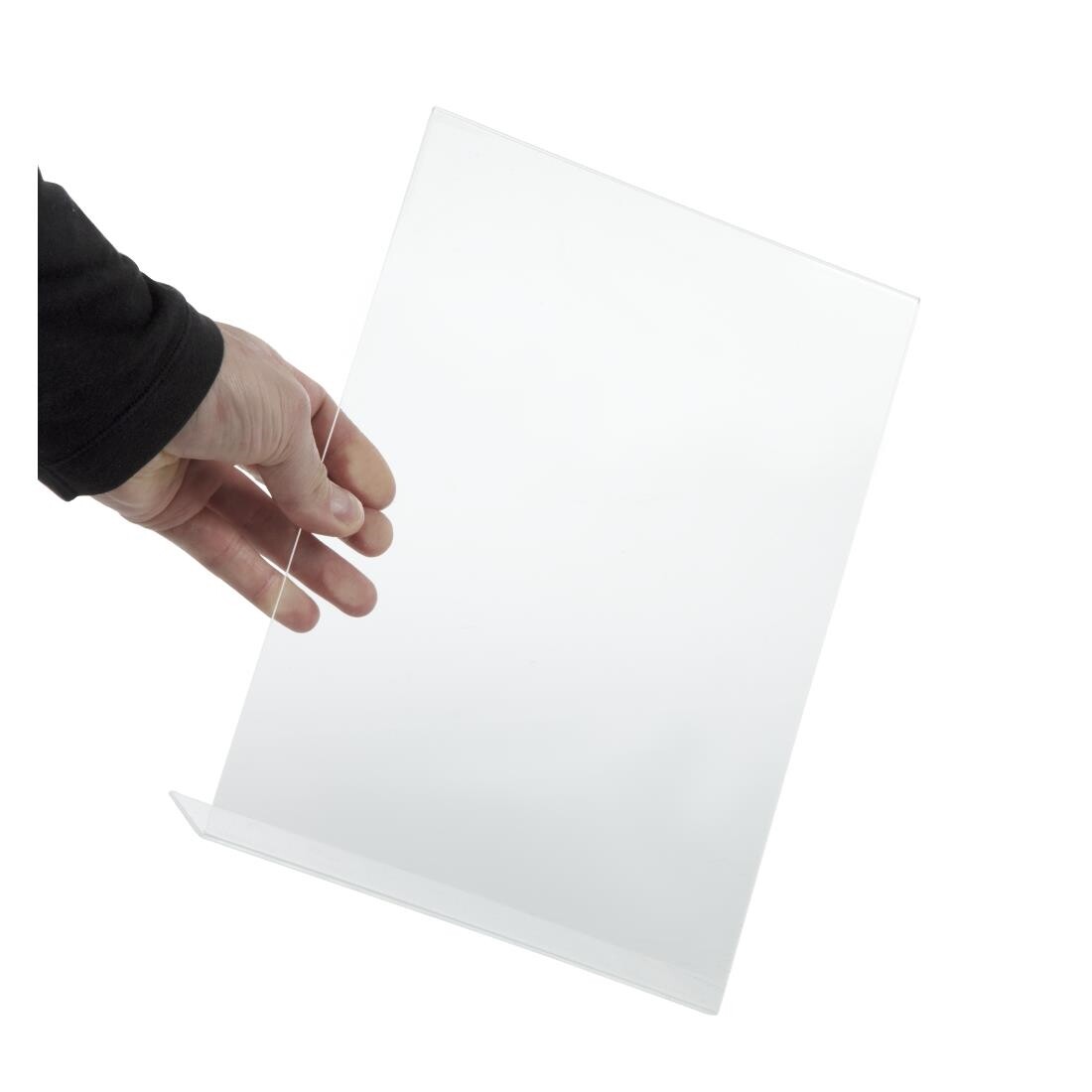 Slanted Acrylic Menu Holder