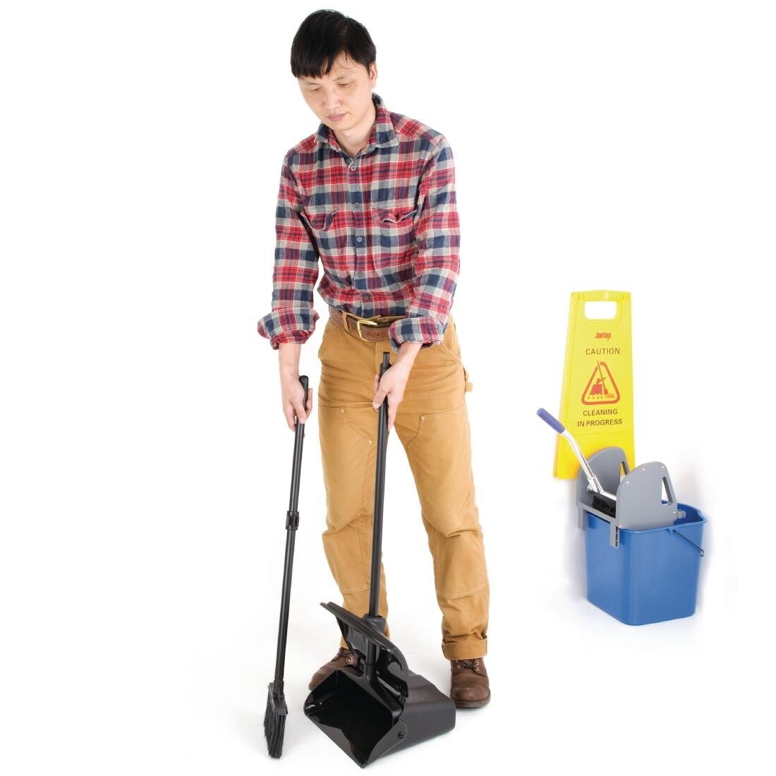 Jantex Lobby Dustpan and Broom