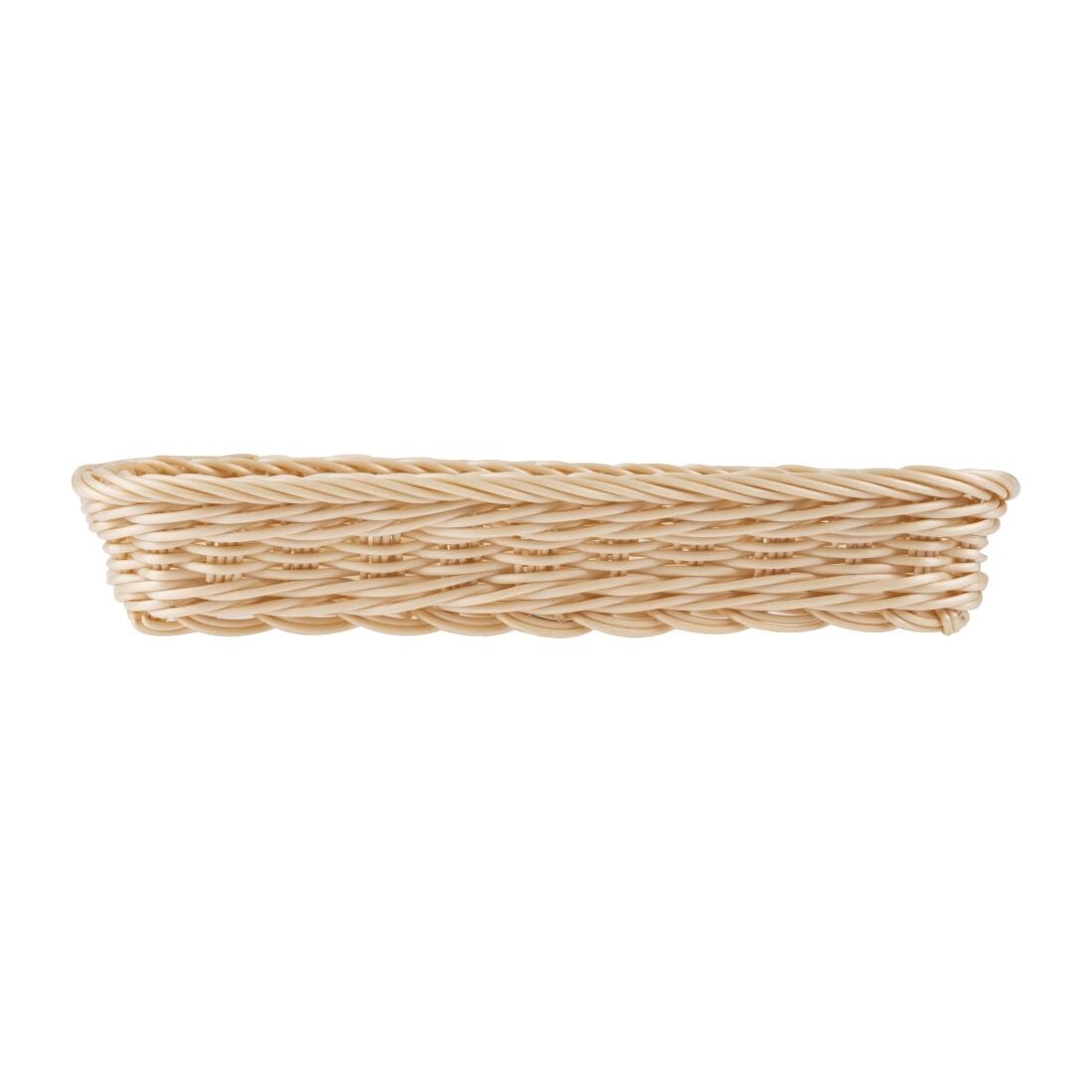 APS Polypropylene Rectangular Rattan Basket