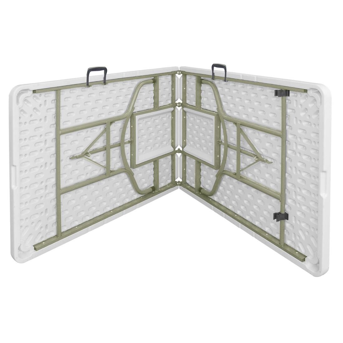 Bolero Centre Folding Table 8ft White