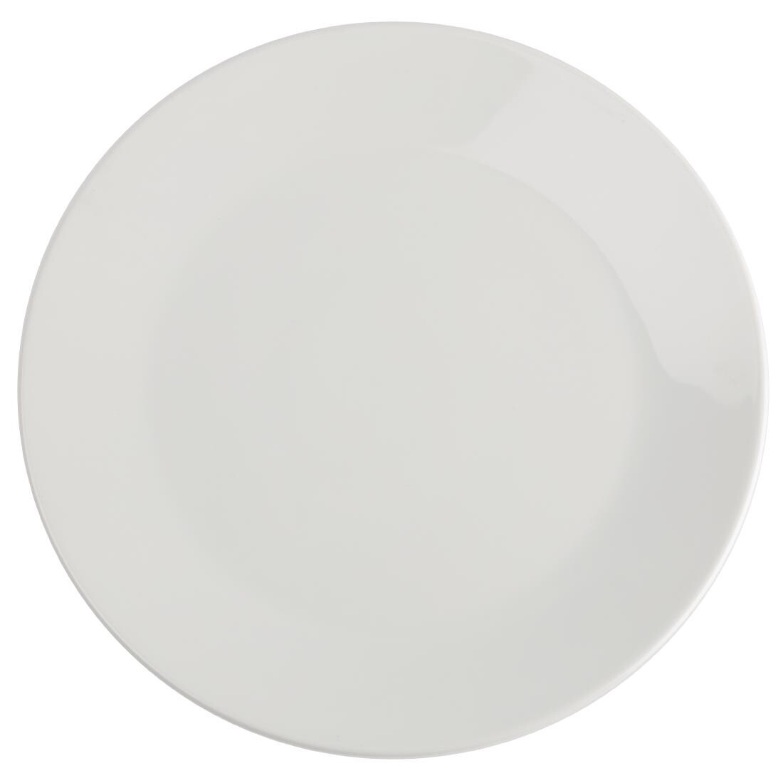 Royal Porcelain Classic White Coupe Plates 240mm
