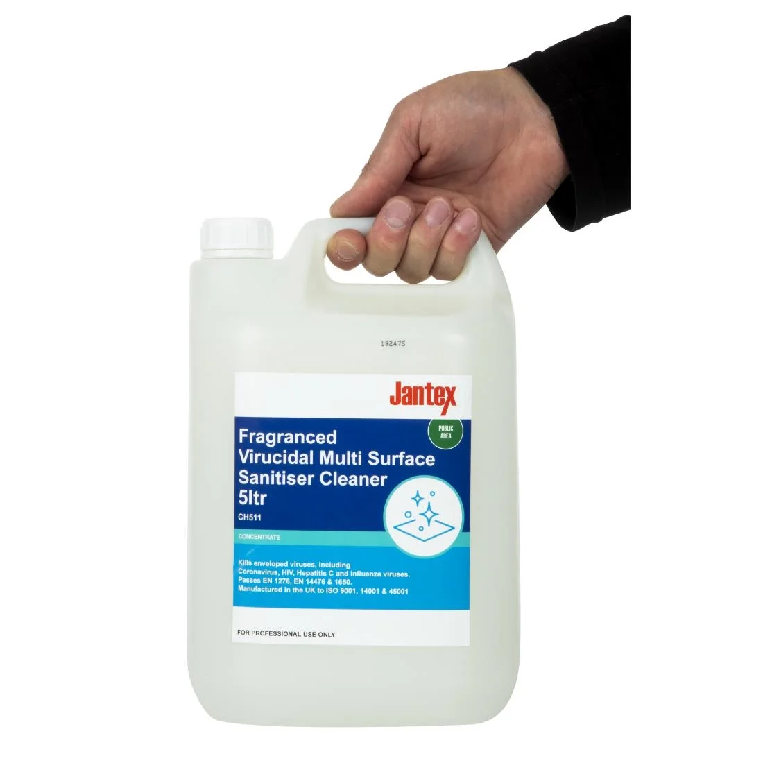 Jantex Virucidal Surface Sanitiser Concentrate Frangranced 5Ltr - Image 4