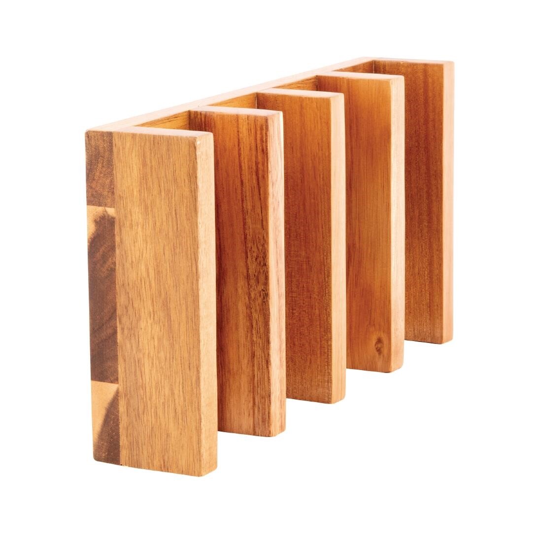 Olympia acacia wood Taco Stand