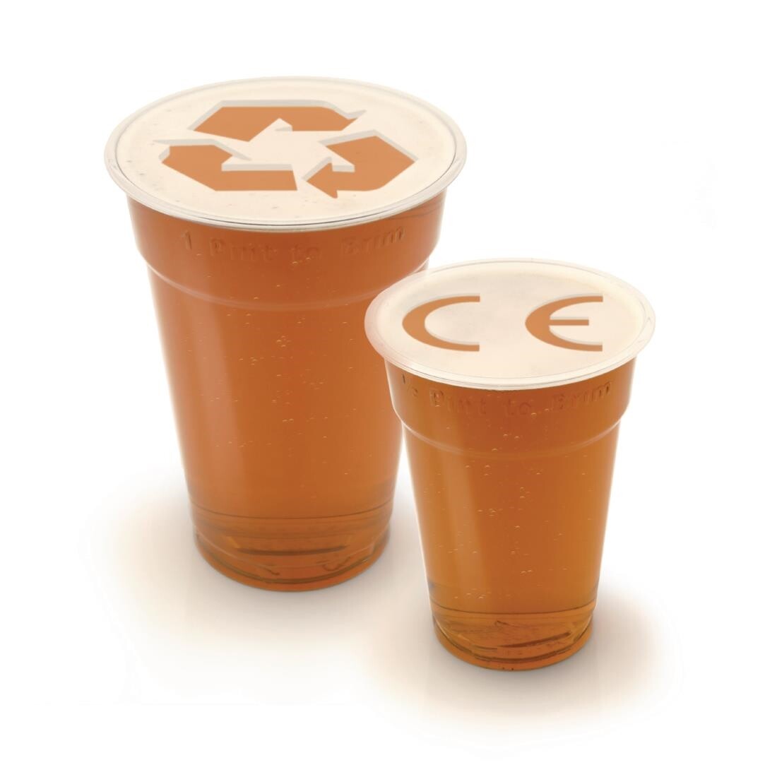 Huhtamaki Disposable Half Pint to Brim Tumbler