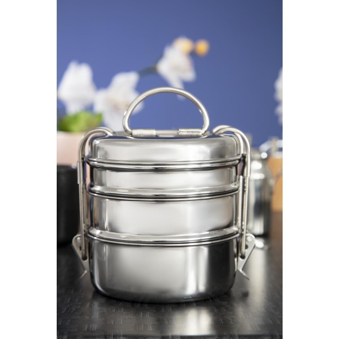 Utopia 3 Tier Tiffin Tin 115mm