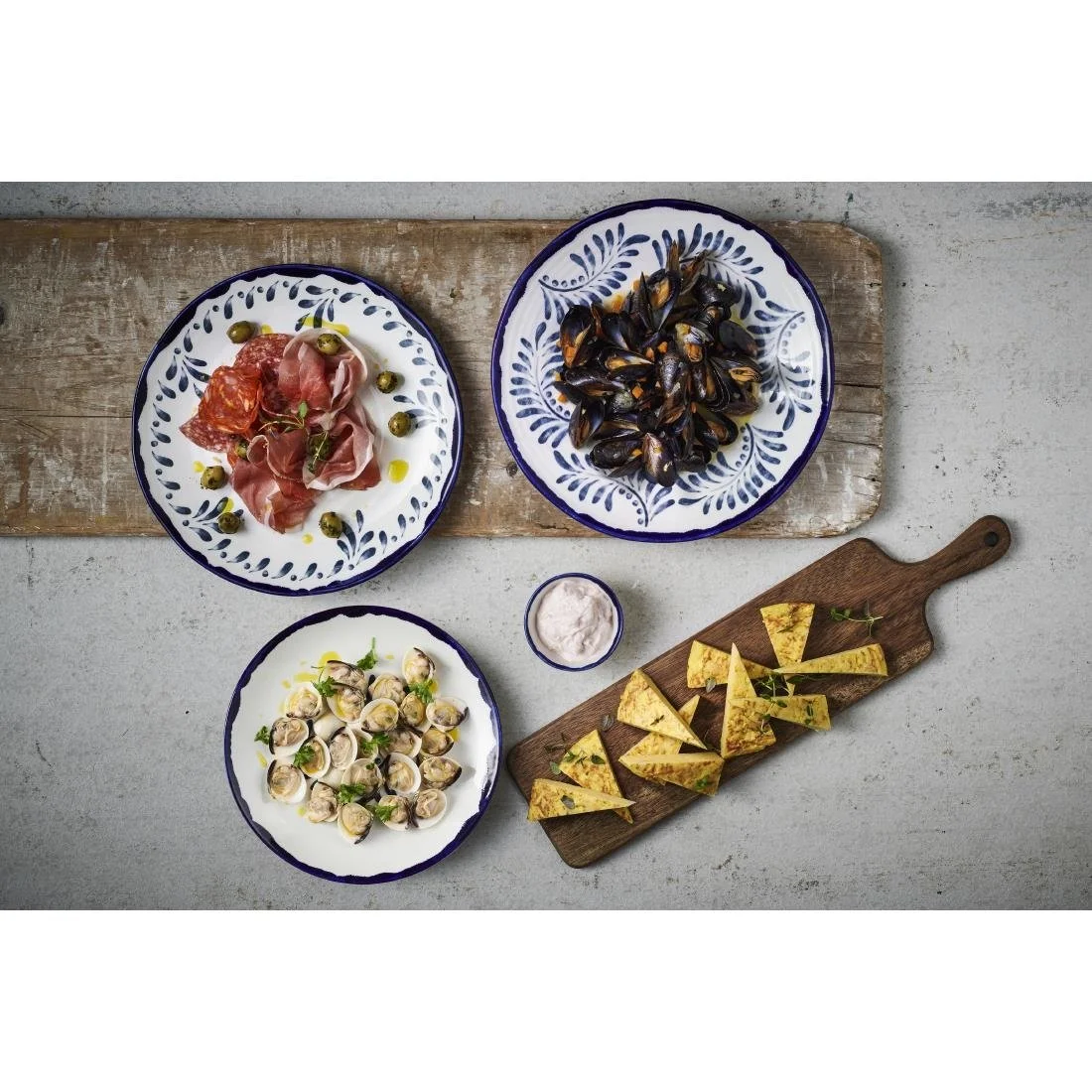 Dudson Harvest Mediterranean Organic Coupe Plates 11.4 inch (12 Pack) - Image 2