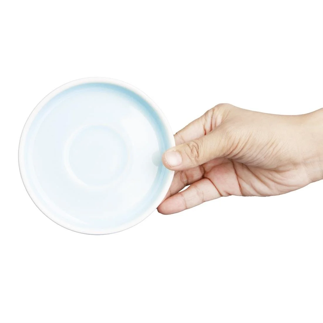 Olympia Fondant Saucers Aqua 115mm (6 Pack) - Image 6