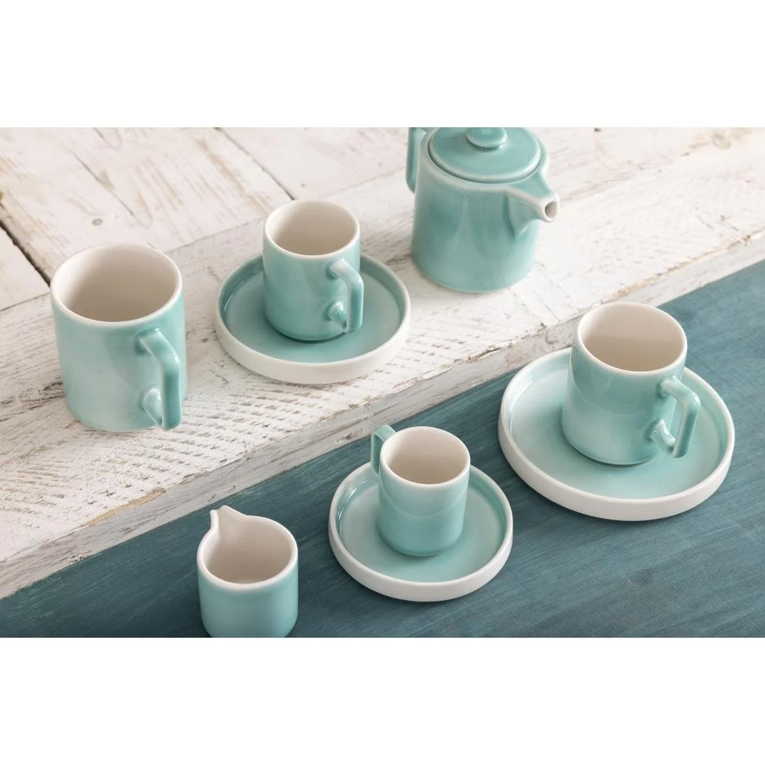 Olympia Fondant Saucers Mint 155mm (6 Pack) - Image 2