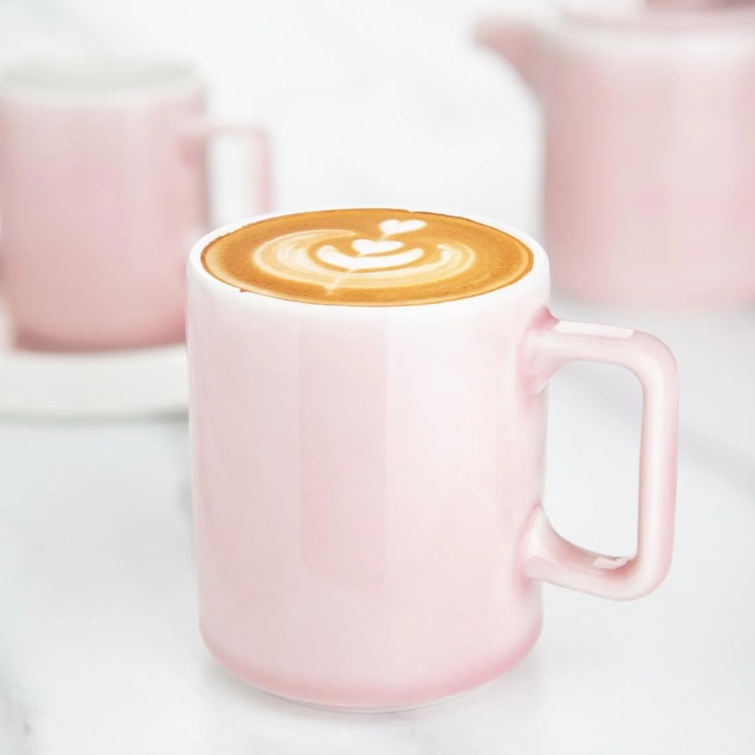 Olympia Fondant Mugs Pink 340ml (6 Pack) - Image 5