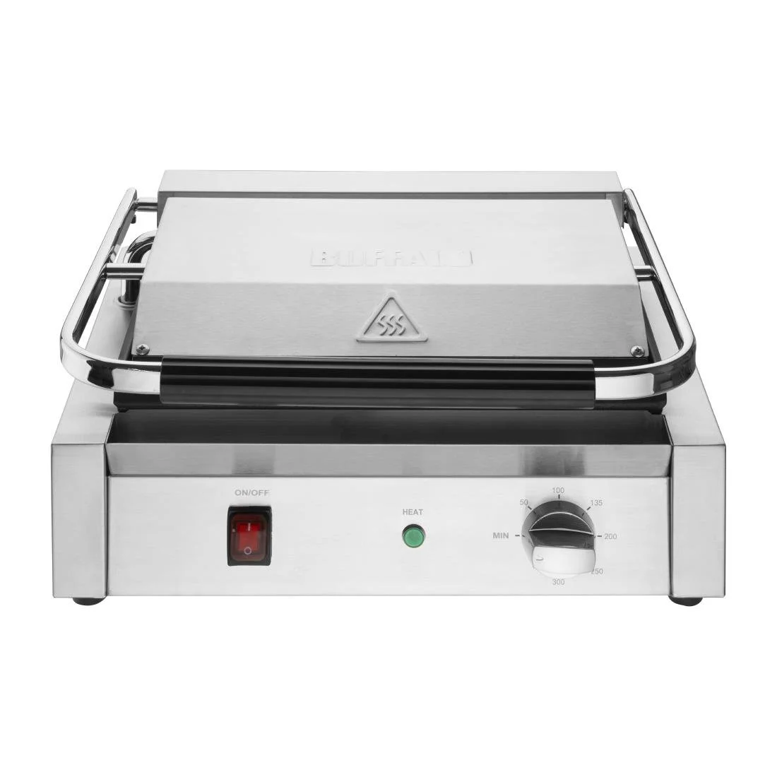 Buffalo Bistro Large Ribbed Contact Grill - Image 2