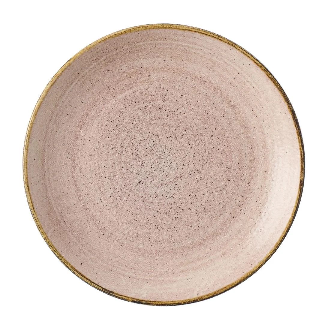 Churchill Stonecast Raw Terracotta Evolve Coupe Plates 165mm (12 Pack) - Image 1