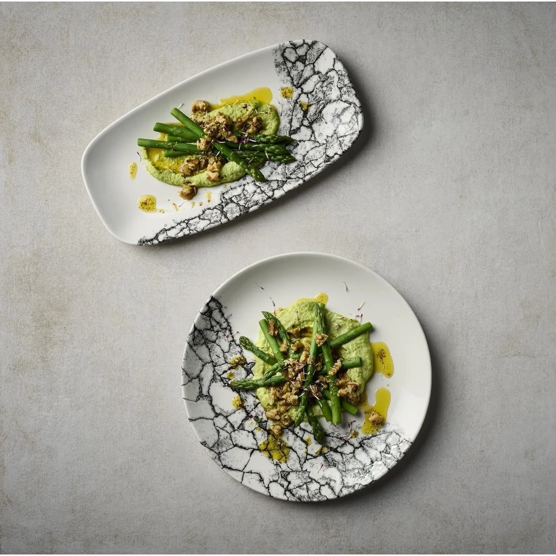 Churchill Kintsugi Accents Quartz Black Evolve Coupe Plates 288mm (12 Pack) - Image 6