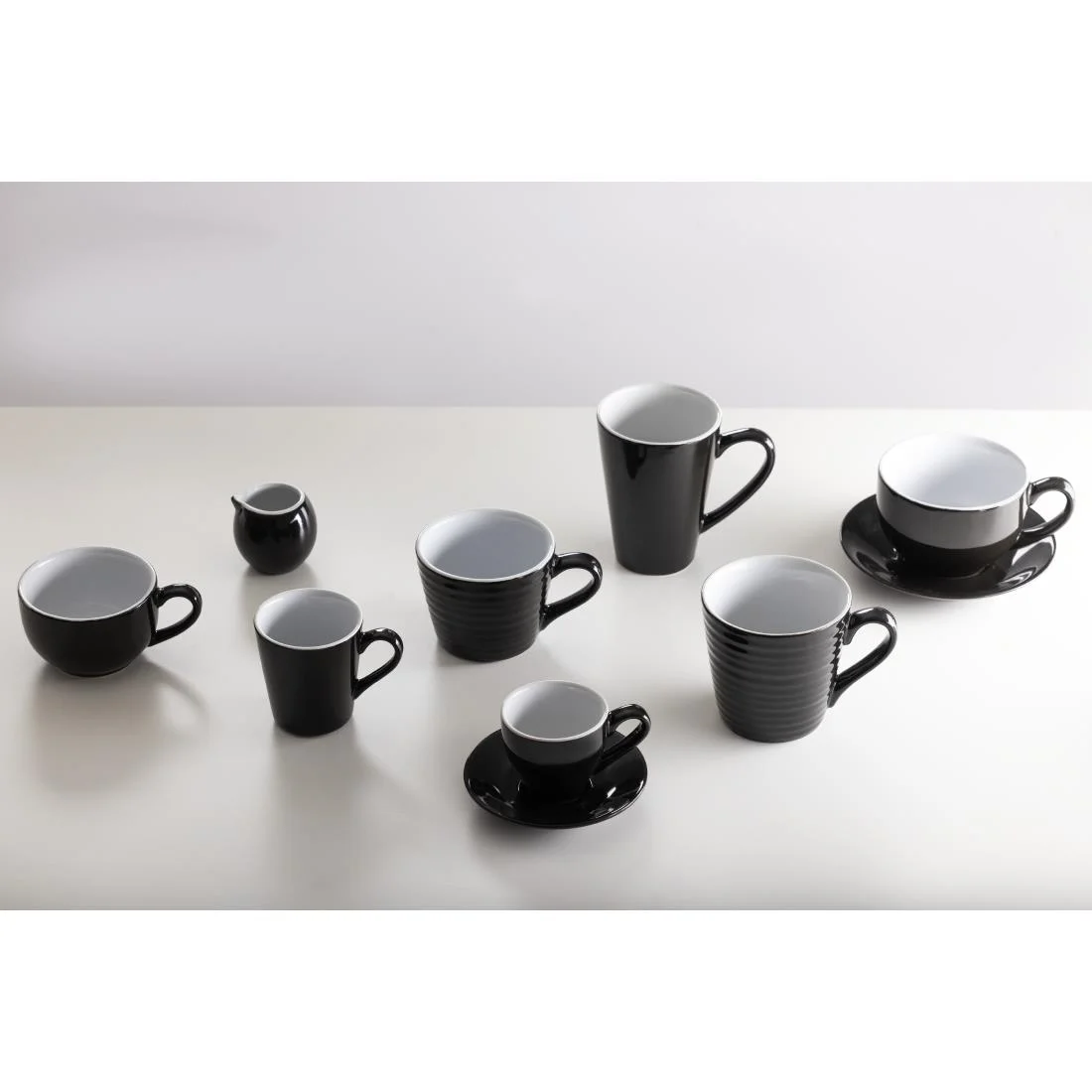Olympia Cafe Espresso Cups Black 100ml (12 Pack) - Image 2
