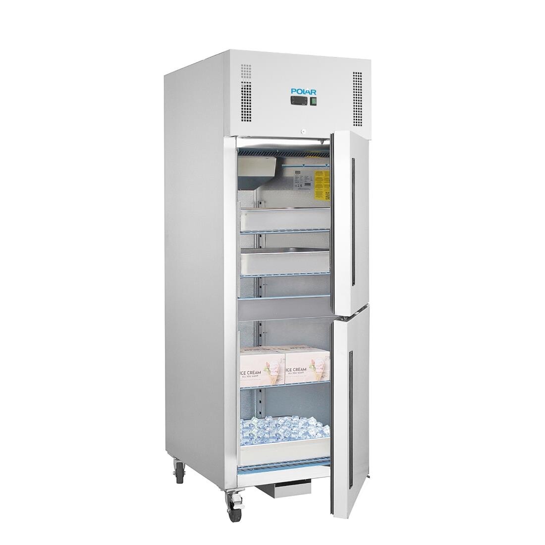 Polar Upright Stable Door Gastro Freezer 600Ltr